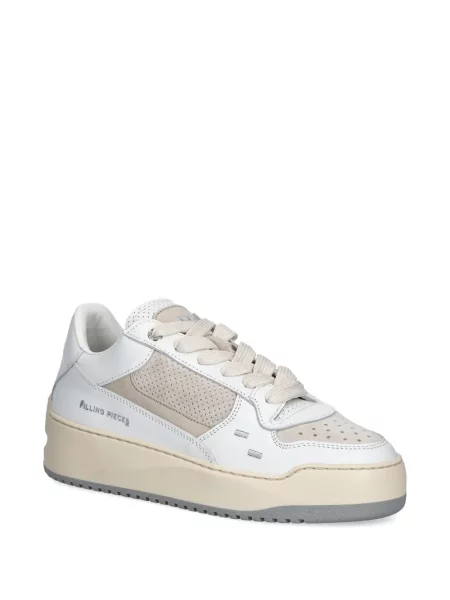 Sneakerși Filling Pieces din piele alb