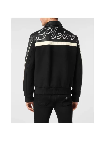 Kurtka skórzana Philipp Plein czarna