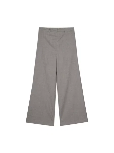 Spodnie Low Classic wełniane klasyczne szare