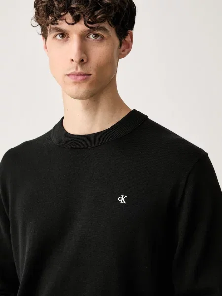Calvin Klein Jeans пуловер мъжки от черно