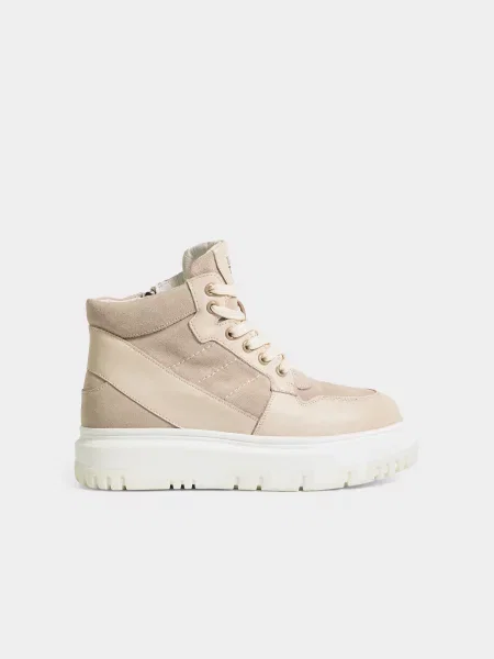 Кожаные ботинки Urban Trace бежевые