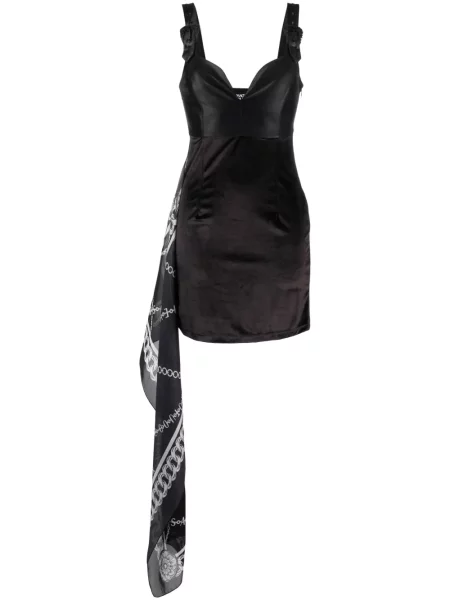 Fular Versace Jeans Couture cu imagine negru