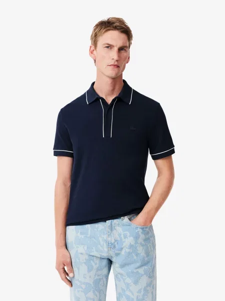 Поло Lacoste синій