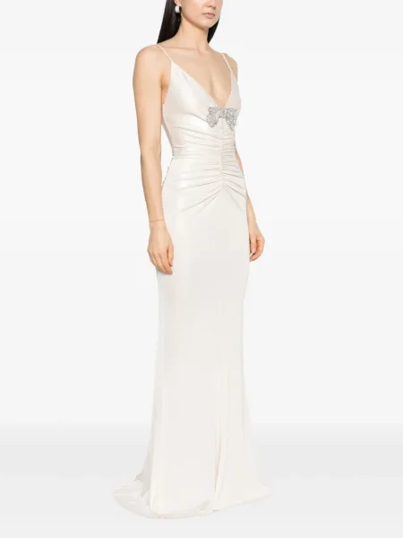 Rochie maxi Nissa cu funde de costum