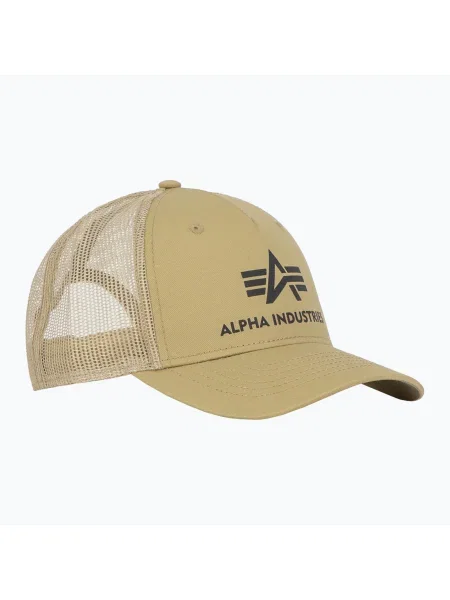 Șapcă pentru bărbați Alpha Industries Basic Trucker sand