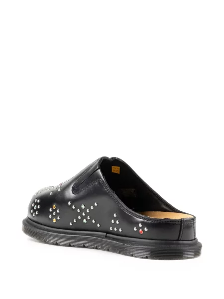 Papuci tip mules Dr. Martens din piele negru