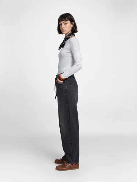ONLY Traperice Gianna Balloon Fit crna