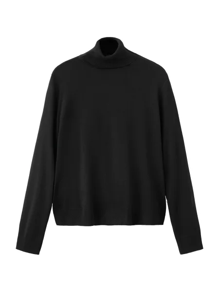 MANGO Pulover LUCCAC' crna