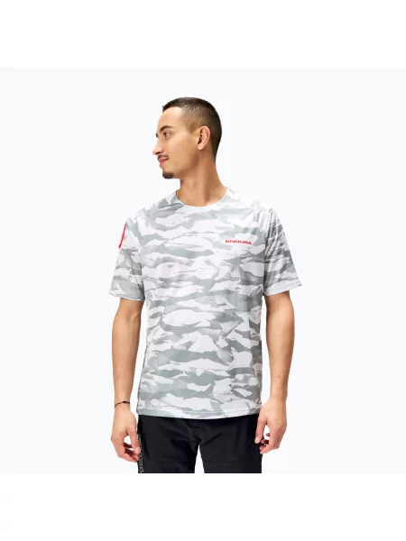 Tricou de ciclism pentru bărbați Endura Mountain Camo Ltd haar grey gri