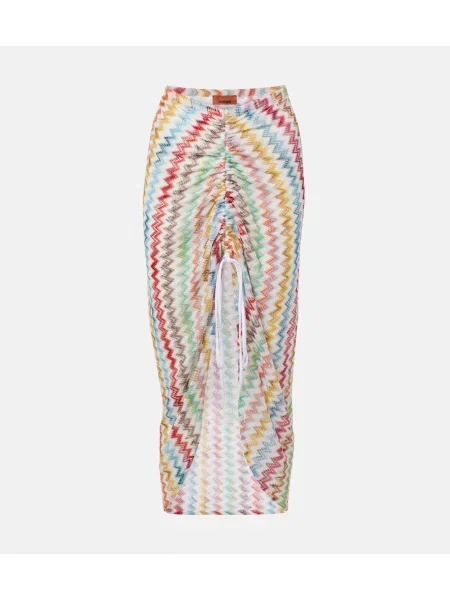 Fustă midi Missoni asimetrică