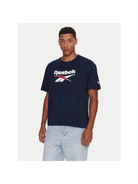 Reebok Póló Regular Fit sötétkék