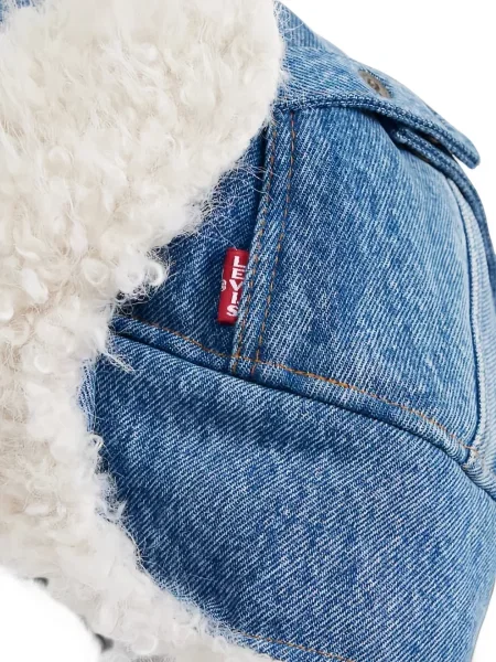 Căciulă Levi's® din fleece albastru