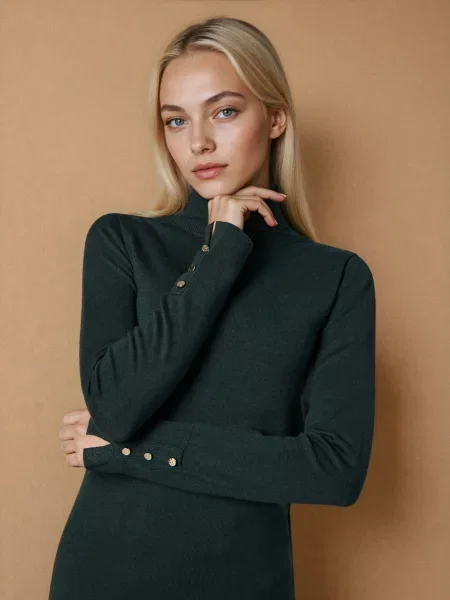 Водолазка жовто-зелений зелена