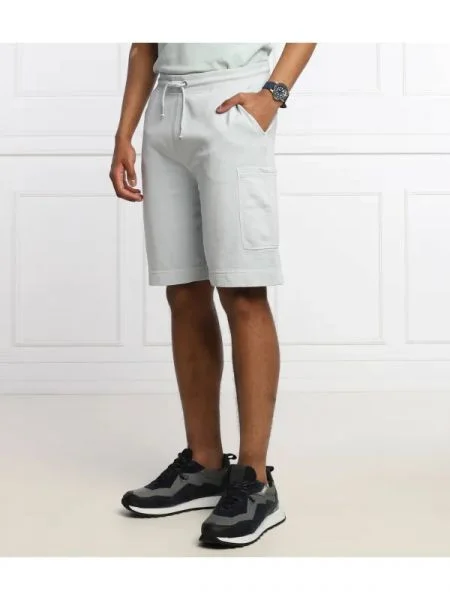 BOSS ORANGE Pantaloni scurți Sefade albastru