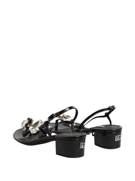 Sandale Dolce & Gabbana cu bretele negru