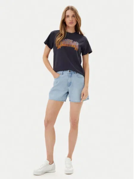 Volcom Džínové šortky Stoned Boyfriend Fit modrá