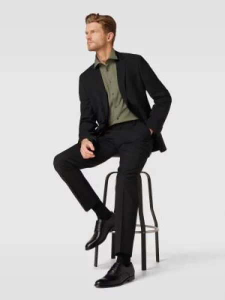 Buty derby ze skóry model ‘SEBASTIAN’ Digel czarny