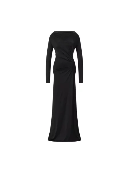 Sukienka maxi Victoria Beckham czarna
