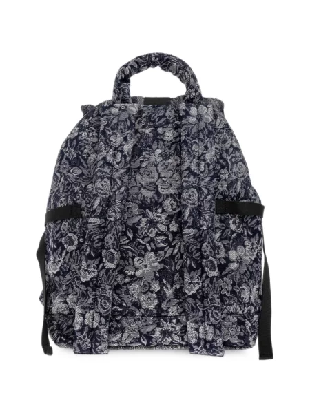 Rucsac Ganni cu model floral albastru