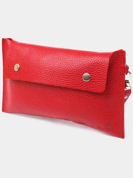 Кожаная сумка Shvigel красная