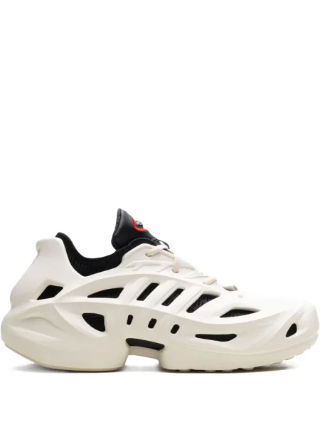 Běžecký květinový top Adidas šedý