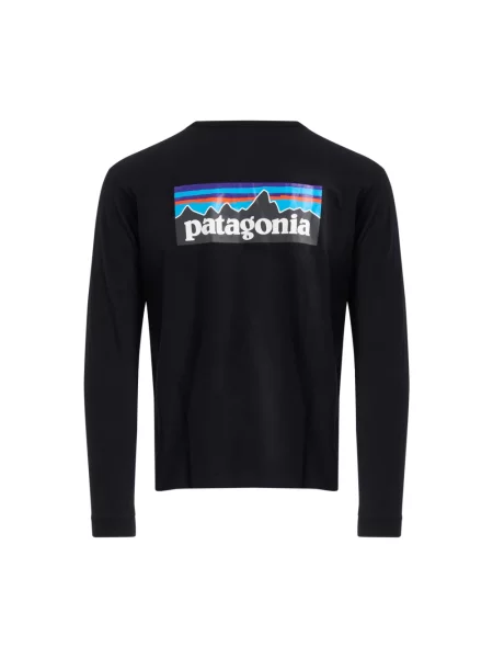 Bluzka z długim rękawem Patagonia czarna