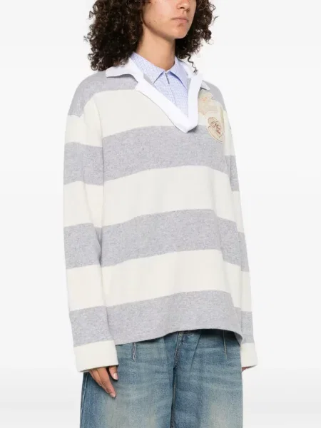 Hanorac Moncler cu dungi gri