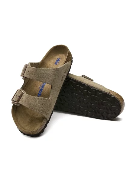 Замшевые шлепанцы Birkenstock