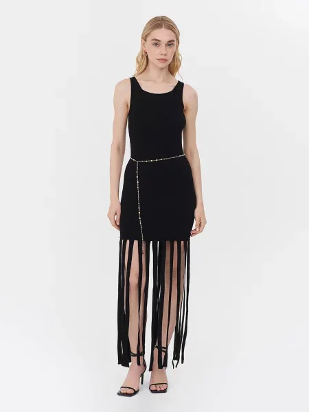 Сукня максі FASHIONISTA віскоза/поліестер чорний