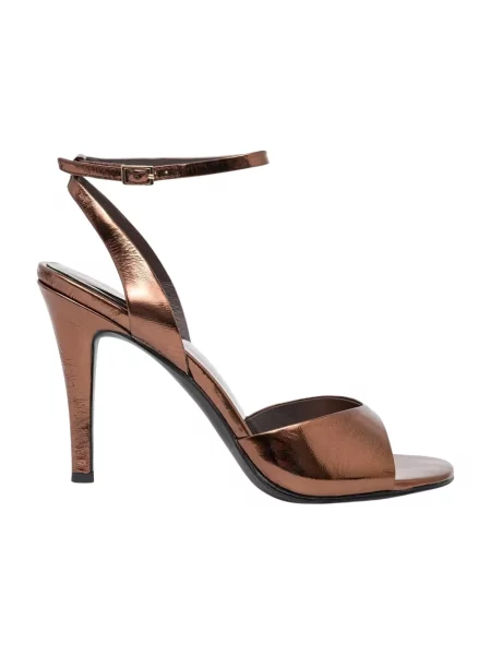 Jeffrey Campbell sandały skórzane Bar-Hop brązowe