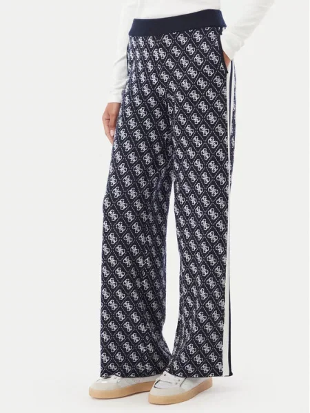 Guess Pantaloni tricotați Bleumarin