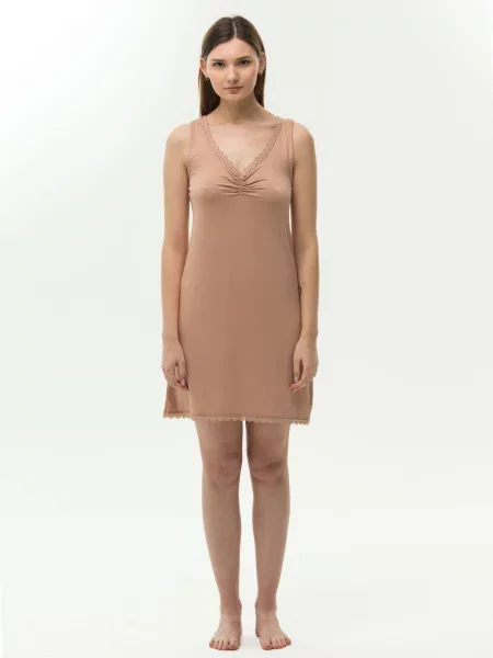 Ночная рубашка наталюкс бежевая