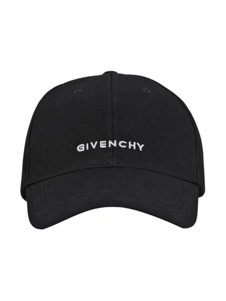 Czapka z daszkiem Givenchy z logo czarna