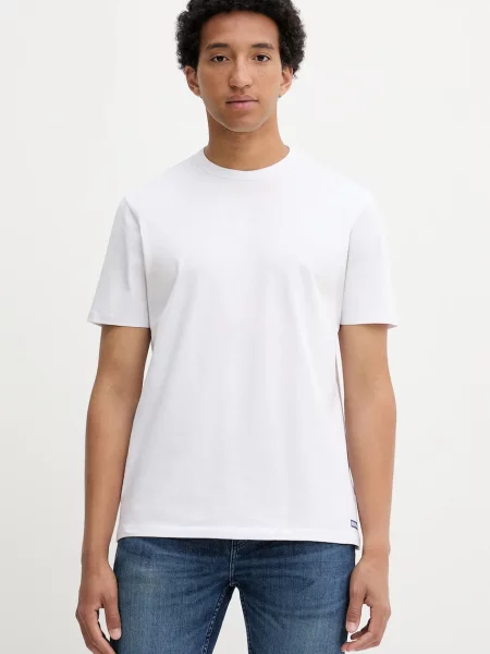 Hugo Blue tricou uni alb