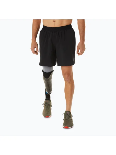 Olcsóbban. Férfi futó rövidnadrág ASICS Road performance black. Méret: M fekete