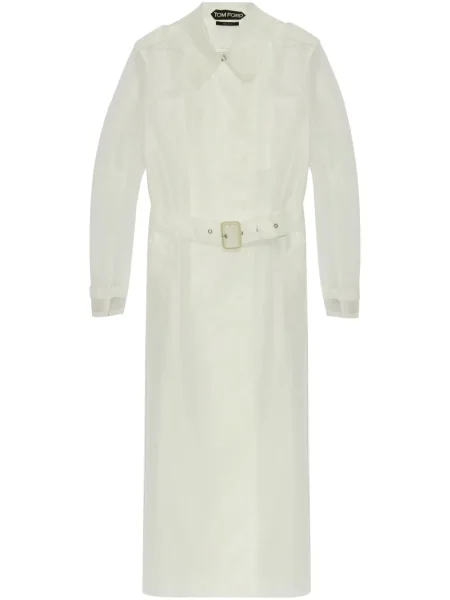 Trenci Tom Ford transparente alb