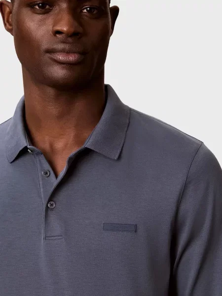 Поло Calvin Klein с лого синее