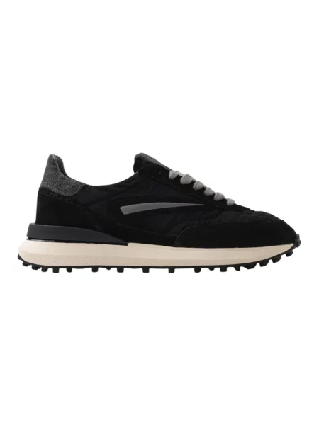 Sneakersy D.a.t.e. skórzane czarne