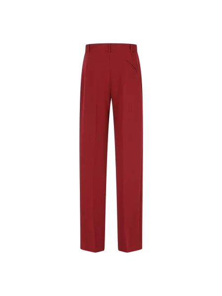 Spodnie Federica Tosi wełniane czerwone