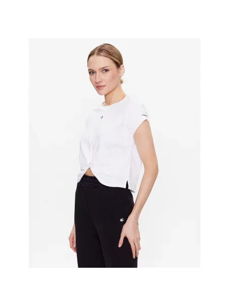 Converse Majica Star Chevron Twist Cropped Fit bela