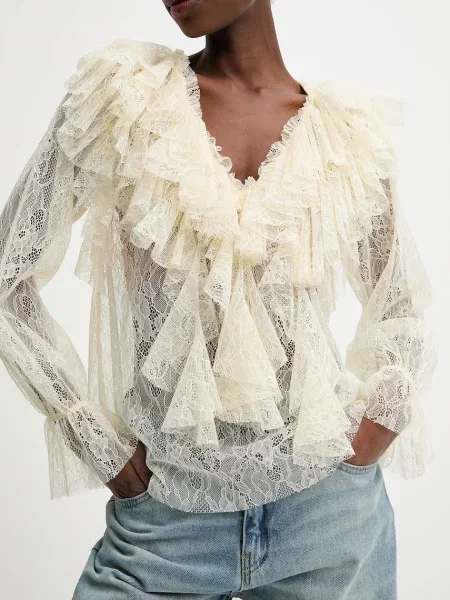 Answear.LAB bluzka beżowy