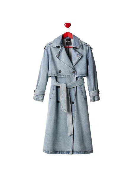 Palton Desigual albastru