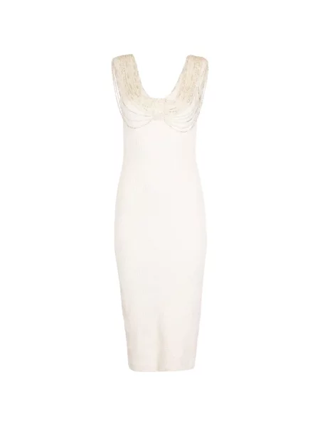 Rochie midi Patbo alb