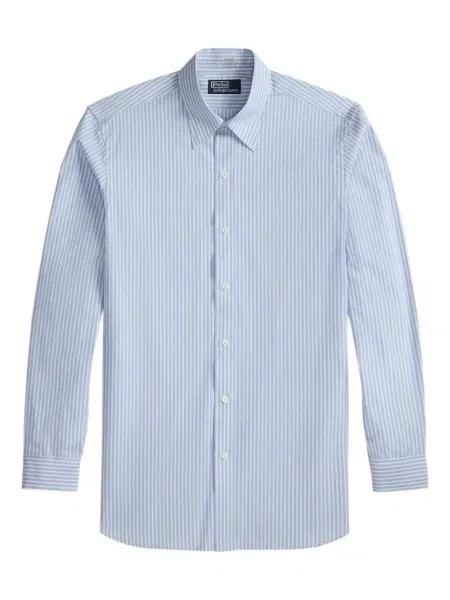 Ριγέ polo Polo Ralph Lauren με κουκούλα με αυτόγραφο λευκό