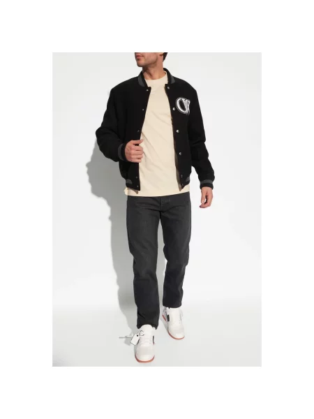 Zwężane dżinsy Off-white zwężany biały