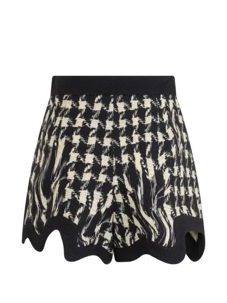 Pantaloni scurți Moschino cu model pepito negru