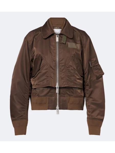 Geacă bomber Sacai maro