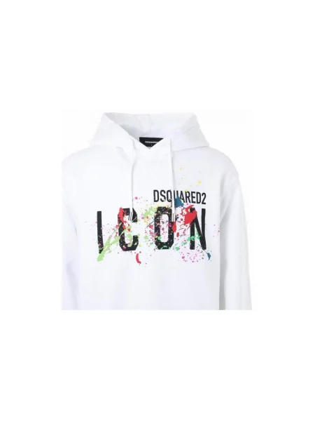 Mikina Dsquared bílá