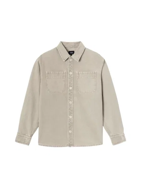 Koszula A.p.c. casual beżowa