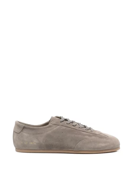 Sneakerși Common Projects din piele de căprioară gri